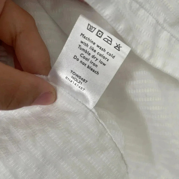 Draper James White Button Down XXL Shirt - Picture 9 of 10